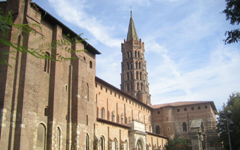 ロマネスク巡礼　フランストゥールーズの聖堂